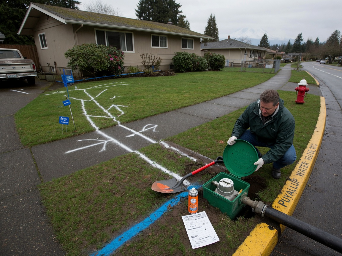 How To Locate Your Main Water Line On A Puyallup Property