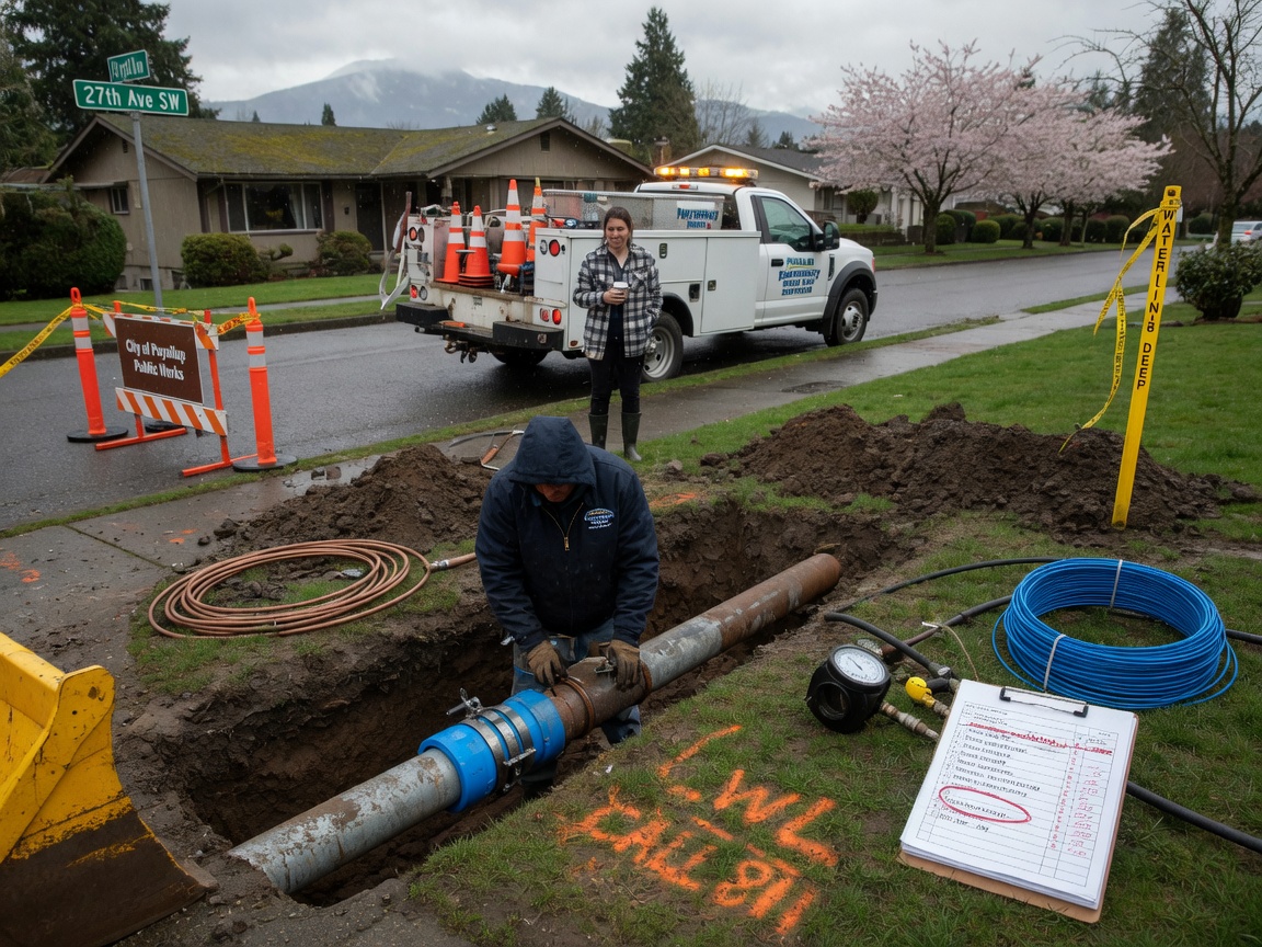 What Influences Water Line Repair Costs In Puyallup