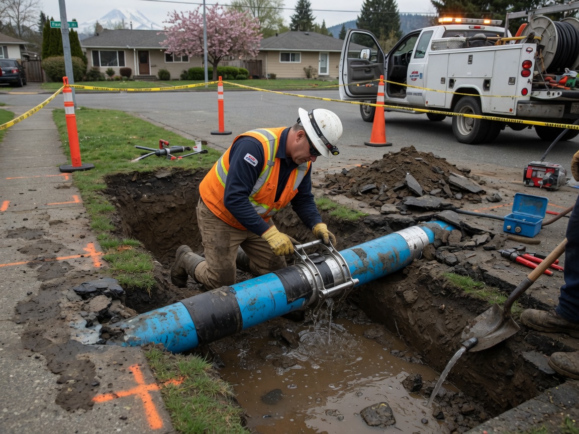 Emergency Water Line Repair in Puyallup